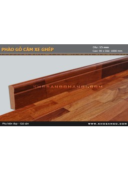 Phào gỗ căm xe ghép