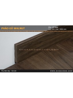 Phào gỗ walnut