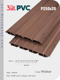 3K Pvc Decor P250x20 Walnut