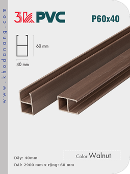 3K Pvc Decor P60x40 Walnut