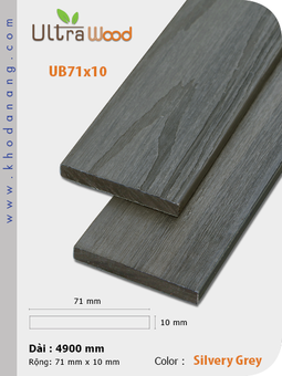 UltrAWood UB71x10 Silvery Grey