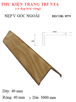 Nẹp V góc ngoài - 8845