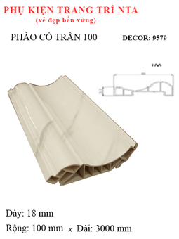 Phào cân cổ trần 100 - 9579