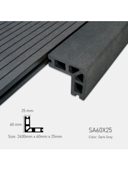 Sàn gỗ Awood SA60x25-Dark Grey