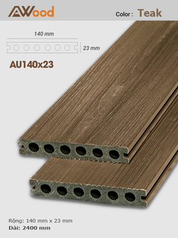 Sàn gỗ AWood AU140x23 Teak B