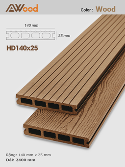 Sàn gỗ Awood HD140x25 Wood