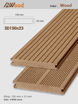 Sàn gỗ AWood SD150x23 Wood