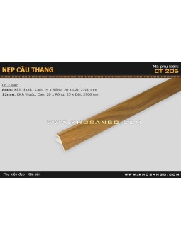 Nẹp nhựa cầu thang CT-205