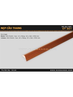 Nẹp nhựa cầu thang CT-301