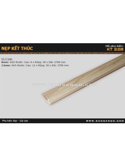 Nẹp nhựa kết thúc KT-228